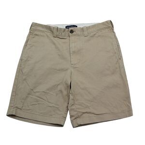 J. Crew Shorts Mens 30 Chino Brown Tan Beige Gramercy Khaki Flat Front Golf